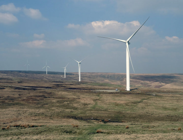 Scout Moor Wind Farm. Image by Stephen Gidley