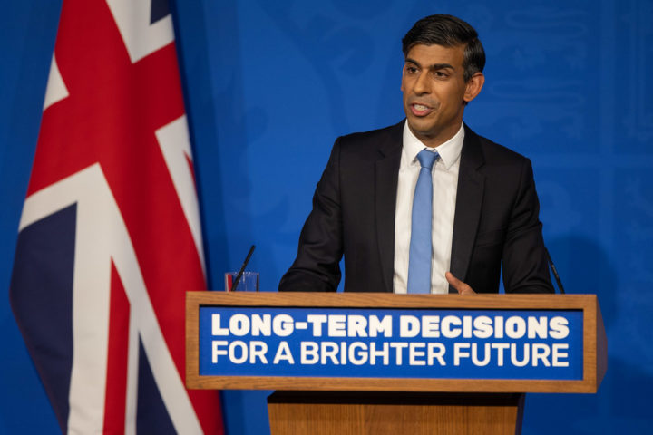 Sunak announcing changes to net zero policies | Number 10 | Flickr