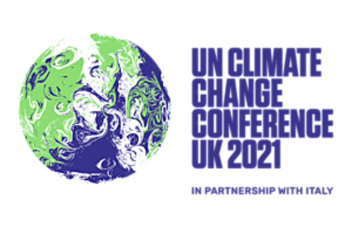 Logo for COP26 UN climate summit in Glasgow, 2021
