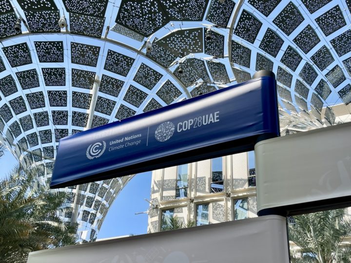 COP 28 signpost | Gareth Redmond-King