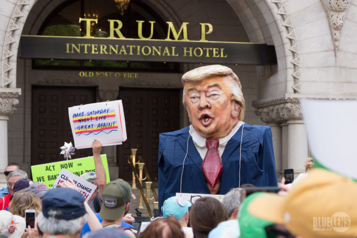 Protests against the US Administrations climate plans. Image by Mark Dixon, used under Creative Commons License