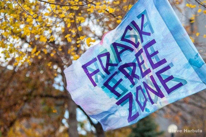 Frack free zone protests