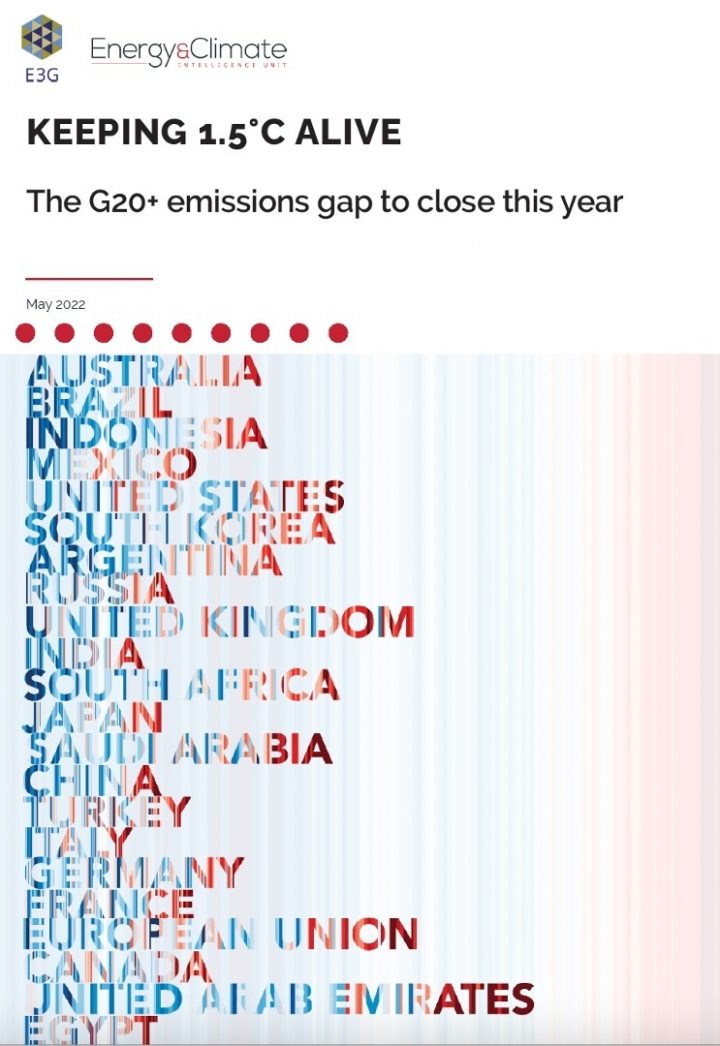 Front cover - G20+ gap report
