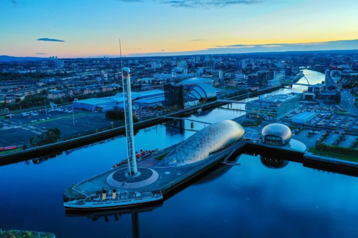 Image of The Glasgow Science Centre site