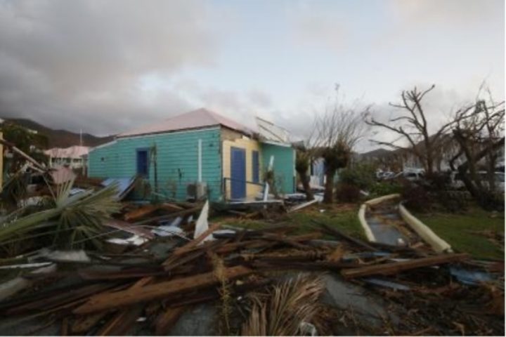 Damage caused by Hurricane Irma in the British Virgin Islands in 2017 | Russell Watkins | DFID