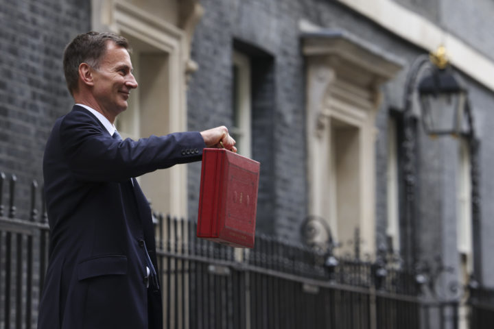 Jeremy Hunt, budget day | picture by Rory Arnold | No 10 Downing Street