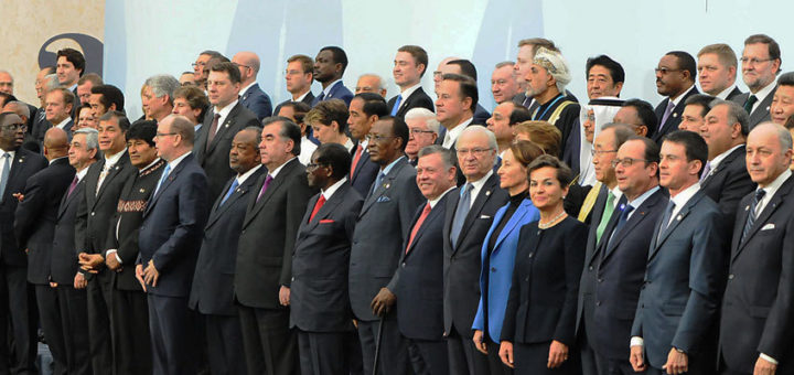 147 leaders came to make statements on climate change and pay their respects. Image: UNFCCC, Creative Commons licence