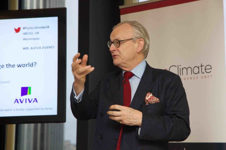 Committee on Climate Change Chair Lord Deben said that Paris deal should be celebrated. Image: Leanne Bouvet