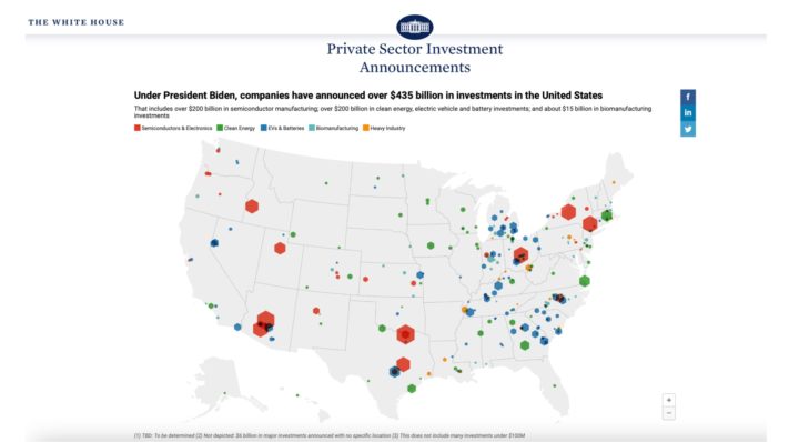 White House spending map