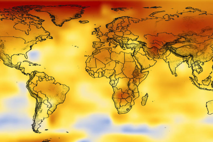 Science shows a consistent picture of a warming world. Image: NASA/GISS