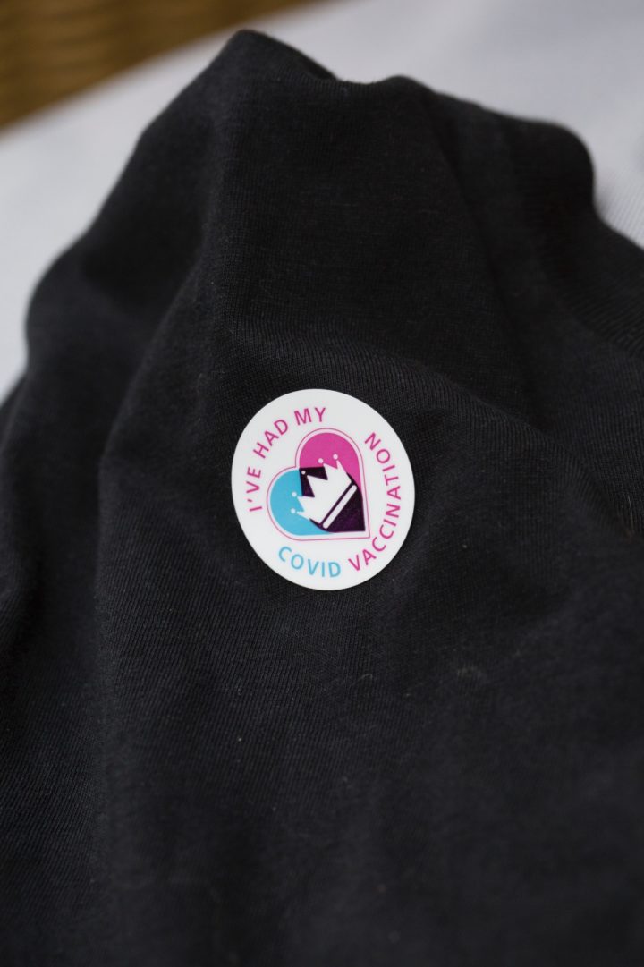 Covid vaccine sticker | Diana Parkhouse | Unsplash