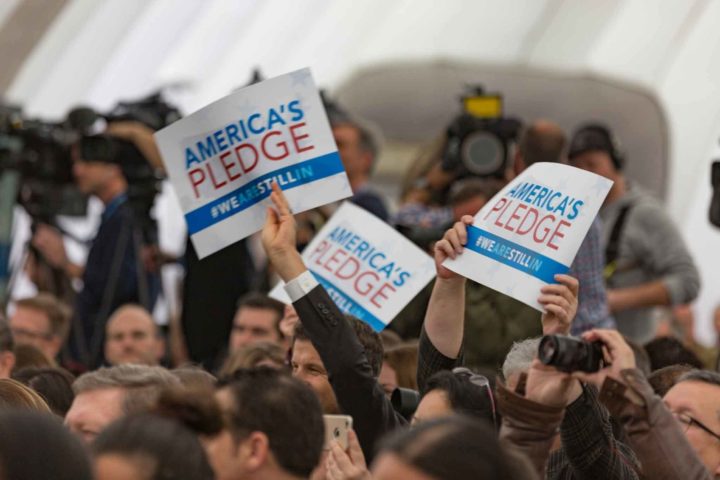Opposition to the Trump administration stance included America's Pledge, a coalition of states, cities, businesses, and other groups backing action on climate change. Image: UN Climate Change, creative commons licence