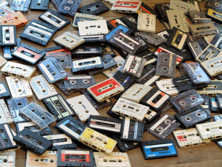 Cassette tapes - big in the eighties. Image: Pascal Terjan, creative commons licence