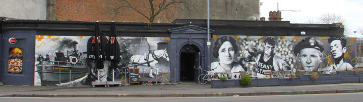 A century ago, Mary Barbour (to right of door) led Glasgow's rent strikes. Image: Ronnie MacDonald, CCL