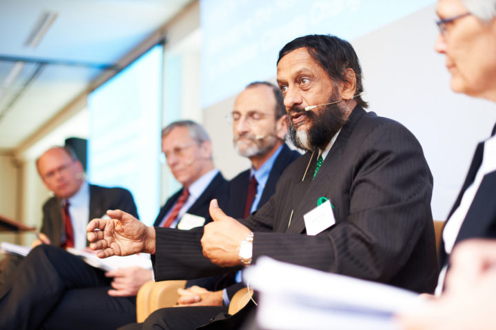 Rajendra Pachauri is chairman of the IPCC, Copyright: © Belspo / Nevens, Creative Commons licence