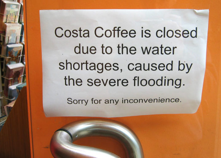 Companies are progressively more concerned about climate risks. Image: Cheltenham Borough Council, Creative Commons licence