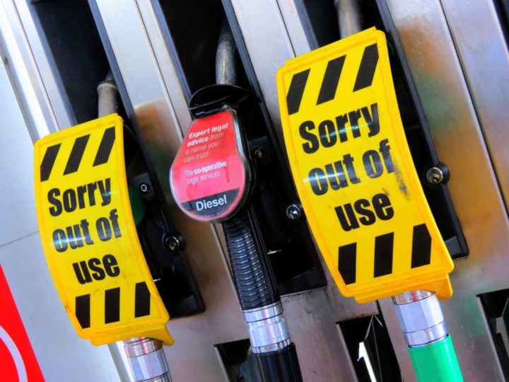 Out of order diesel pump