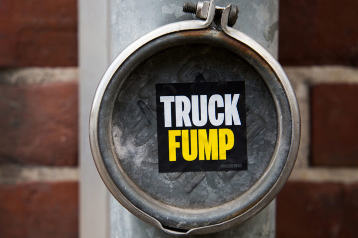 G20 protesters have focused much of their anger against President Trump. Image: Rasande Tyskar, creative commons licence