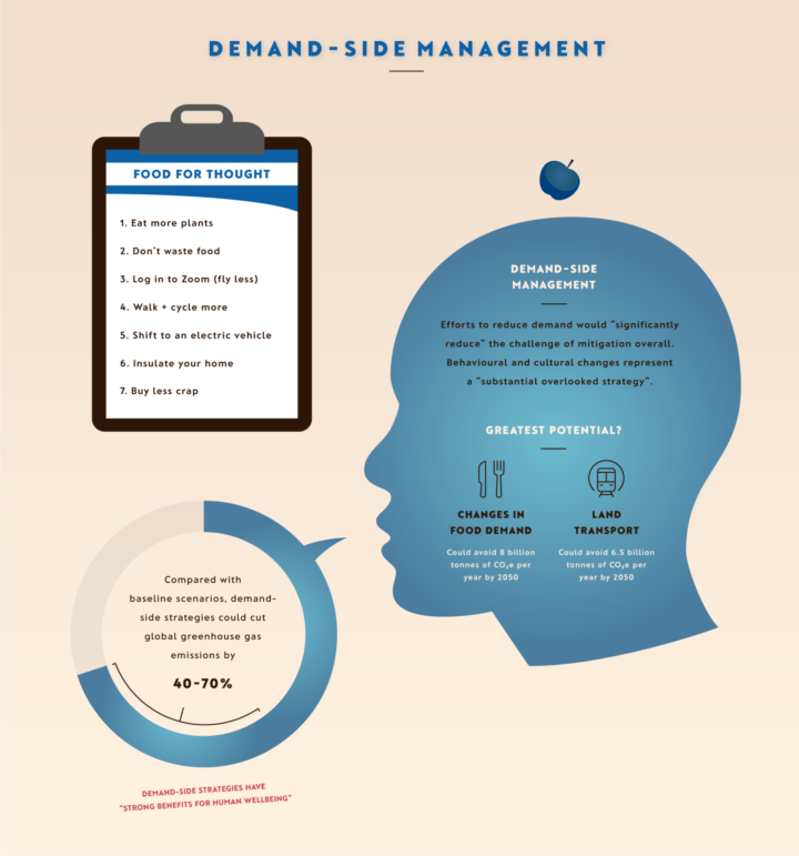IPCC AR6 report, demand-side management
