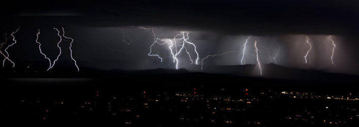 Triggered by lightning... but how remains somewhat unclear. Image: John Fowler, CCL