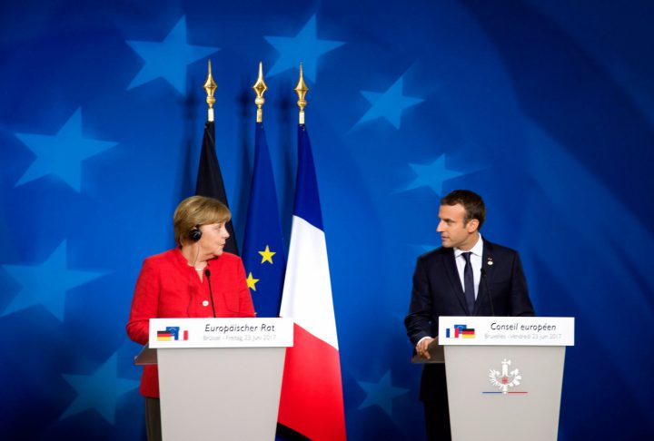 The German Chancellor and the new French President have formed a close relationship. Image: European Council, creative commons licence