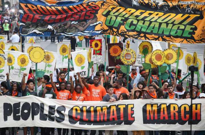 The people's march added colour to the business and politics. Image: CAN International, Creative Commons licence