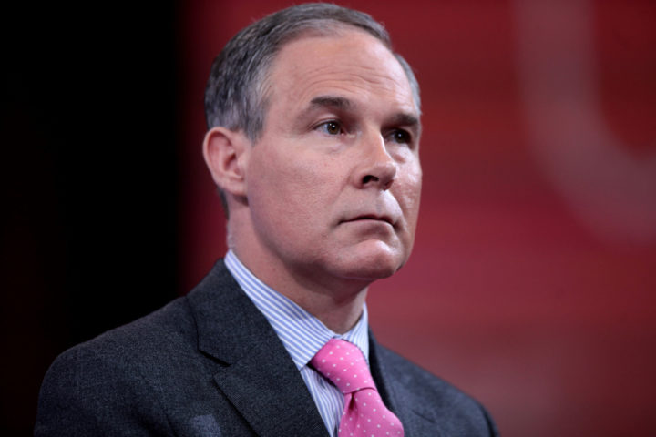 Scott Pruitt has said that mankind's contribution to global warming is “subject to considerable debate.” Image: Gage Skidmore, creative commons licence