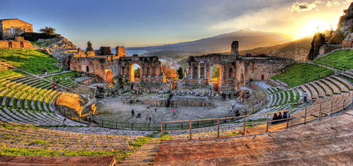 Taormina is the historic and exotic backdrop for this year's G7 summit. Image: Mariocutroneo, CC Licence