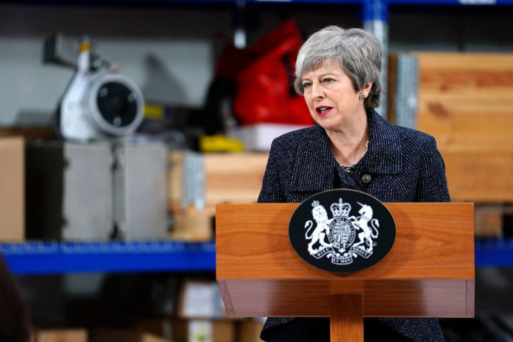 Prime Minister Theresa May has announced that she is putting a net zero emissions target into law. Image: Number 10, creative commons licence