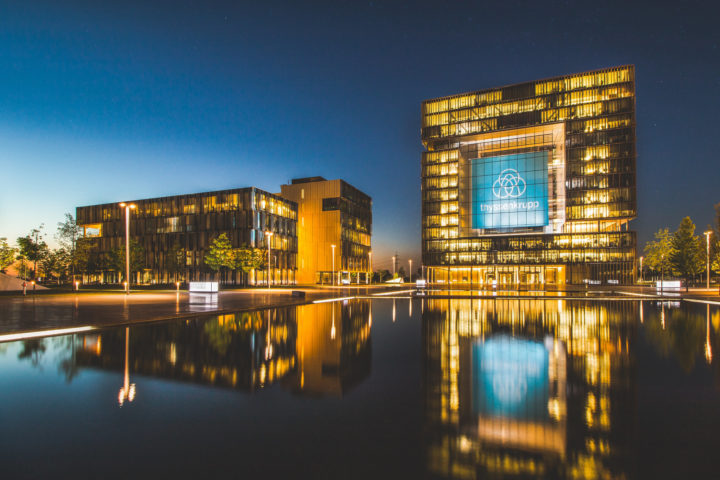 The world's 10th biggest steel company ThyssenKrupp is among German corporates calling for Covid-19 and climate change to be tackled simultaneously. Image: Michael Sciersci, CCL