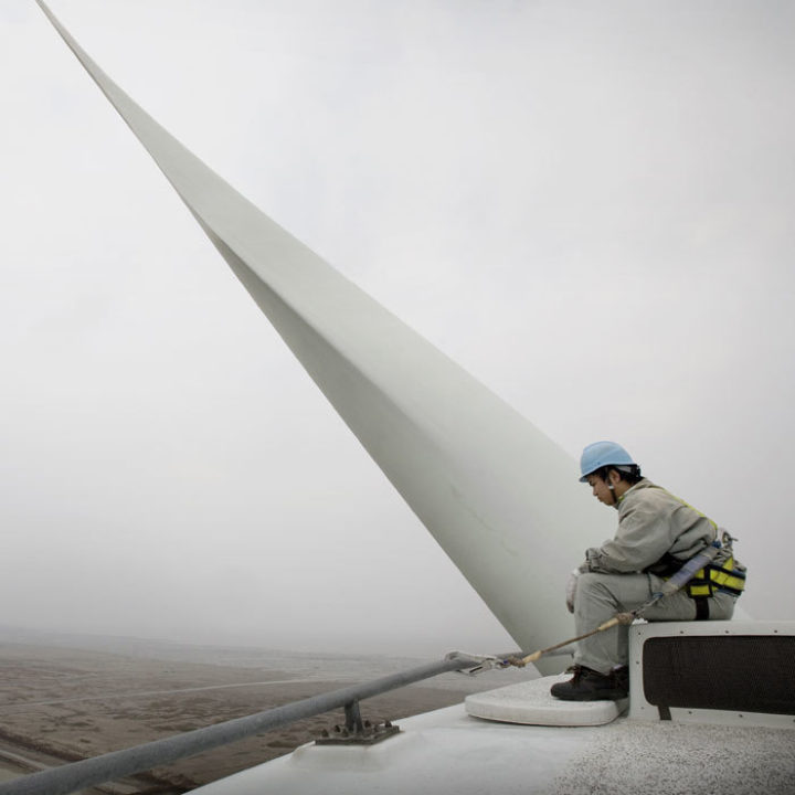 China is installing two wind turbines every hour. Image: Danish Wind Industry, Creative Commons licence