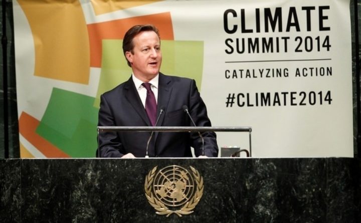 David Cameron was intimately involved in developing the SDGs. Image: RTCC