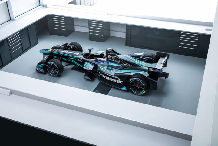 Jaguar's Formula E electric car. Image: Jaguar Land Rover