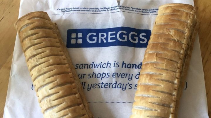 Gregg's vegan sausage roll