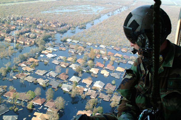 Flooding in New Orleans by US Air Force
